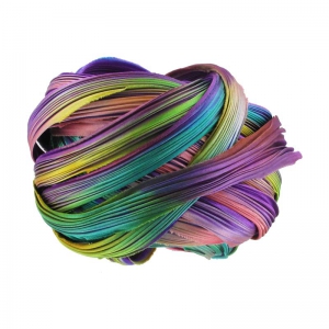 sarga de seda Shibori Purple Passion Borealis x10cm
