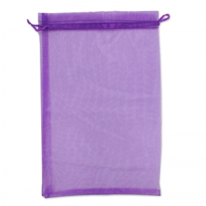 Bolsa de organza 210X310 mm - Morado x1