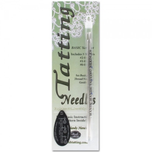 Surtido de 3 agujas Tatting 2-0, 1-0, 0-0