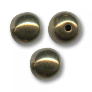 Cuentas redondas 6 mm Gold Bronze x25