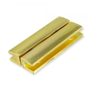 Cierre magnético 40x18 mm color dorado x1