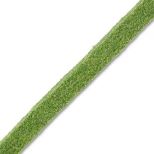 Cordón de Antelina 3x1.3 mm Verde anís con lentejuelas x 3 m