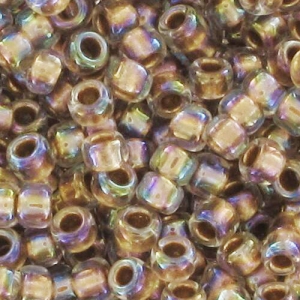 Rocalla Toho 15/0 TO15R994 - Gold Lined Rainbow Crystal x8g