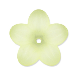 Flor 20 mm Verde claro Frosted