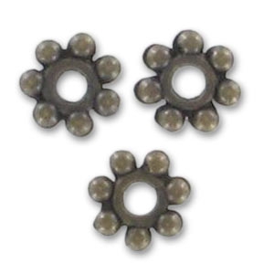 Separadores de metal 4 mm bronce x20