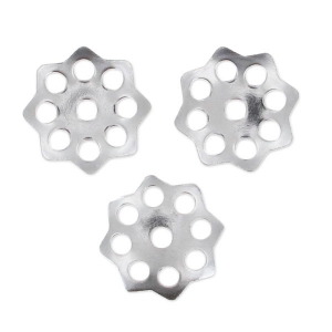 Casquillas filigrana 11 mm Acero inox 304 x50