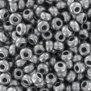 Cuentas de Rocalla Preciosa 11/0 de 2 mm - Plateadas x 20 g