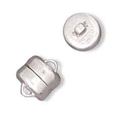 Cierre magnético Mag Lok de 6 mm en plata de ley 925 x1