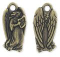 Dije Ángel 22 mm bronce x1