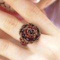 Kit Anillo Miyuki Rote Rose