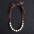 Kit Collar Cotton Pearl 46 cm Silk/brown