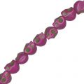 Cuenta Calavera de Howlite tintado 13 mm  Purple x1