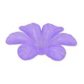 Flor 33 mm Violeta Frosted