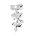 Colgante racimo de flores 32 mm chapado en plata fina