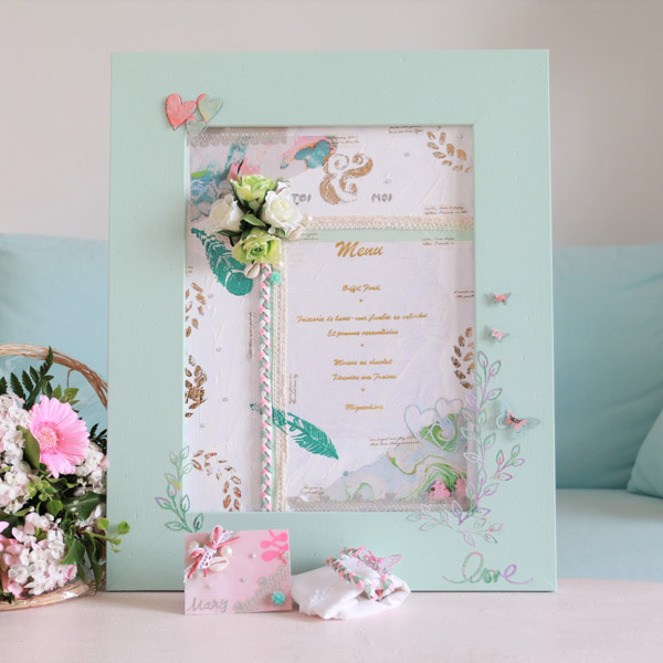 Esquema Boda de bricolaje: crear un menú de temas bohemio mesa