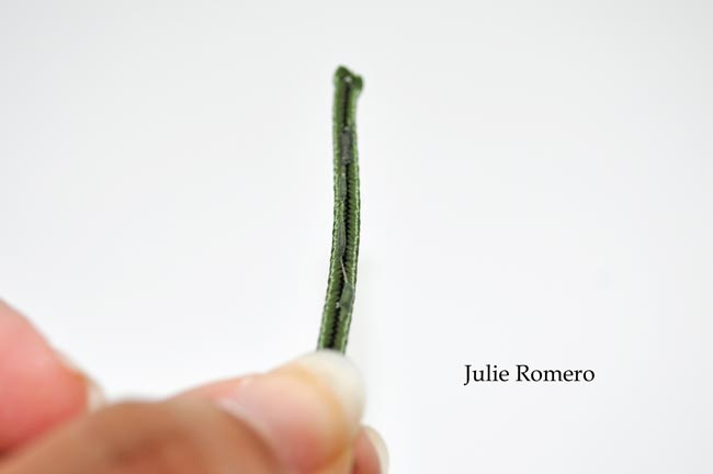 anillo de la trenza con cabujón y hematita PureCrystal : Paso 9