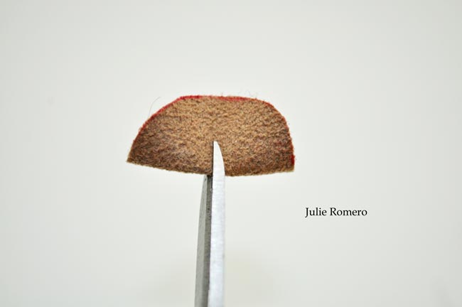 anillo de la trenza con cabujón y hematita PureCrystal : Paso 13