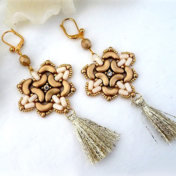 Pendientes Mino con perlas Arcos® y Ios® de Puca