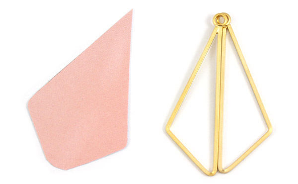 Boucles d'oreilles géométriques en bois inspiration scandinave 1