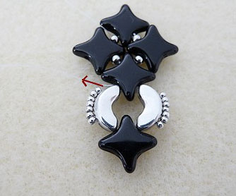 Pendientes fáciles de bricolaje con bolas de cuentas Star Beads y Arcos Boucles d'oreilles DIY facile avec des perles de verre Star Beads et Arcos