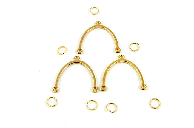 Grandes pendientes geométricos primer paso Grosses boucles d'oreilles géométriques première étape