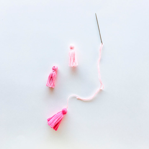 Boucles-oreilles-3-pompons-dégradé-fait-main-ombre-tassel-earrings-6