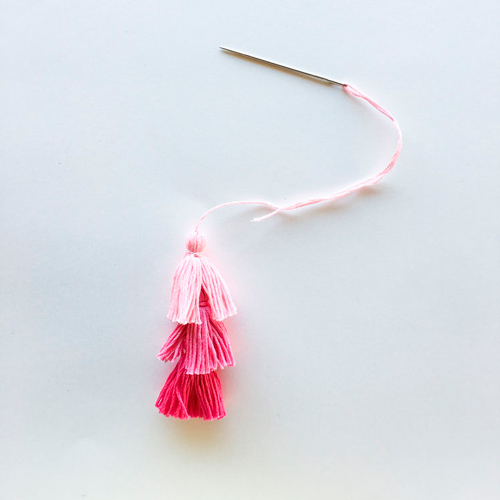 Boucles-oreilles-3-pompons-dégradé-fait-main-ombre-tassel-earrings-7