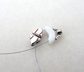 Pulsera Lucía corcho Keops y perlas, Arcos y Minos Puca