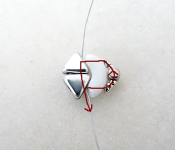 Pulsera Lucía corcho Keops y perlas, Arcos y Minos Puca