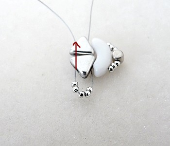 Pulsera Lucía corcho Keops y perlas, Arcos y Minos Puca