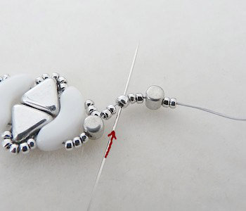 Pulsera Lucía corcho Keops y perlas, Arcos y Minos Puca