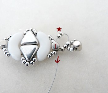 Pulsera Lucía corcho Keops y perlas, Arcos y Minos Puca