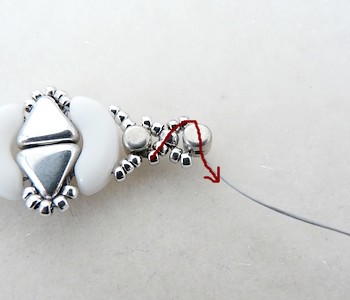 Pulsera Lucía corcho Keops y perlas, Arcos y Minos Puca