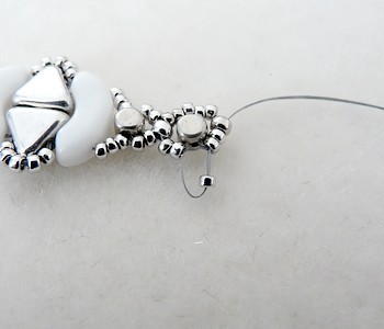 Pulsera Lucía corcho Keops y perlas, Arcos y Minos Puca