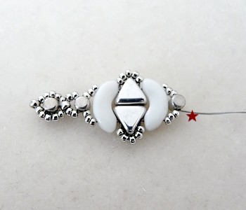 Pulsera Lucía corcho Keops y perlas, Arcos y Minos Puca