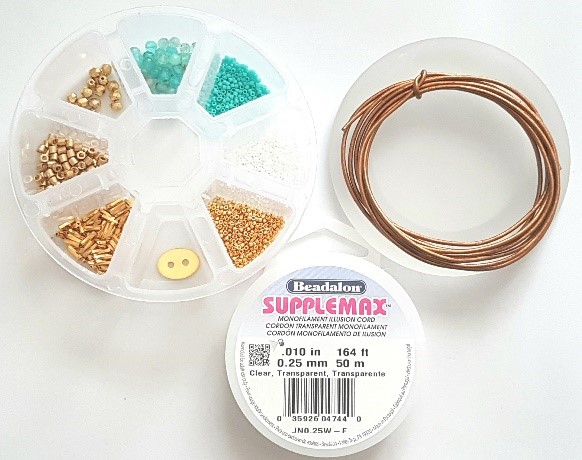 Tutoriel DIY facile bracelet wrap turquoise tendance avec pierres gemmes gemstones agate perles Miyuki Delicas et Bugles Twist