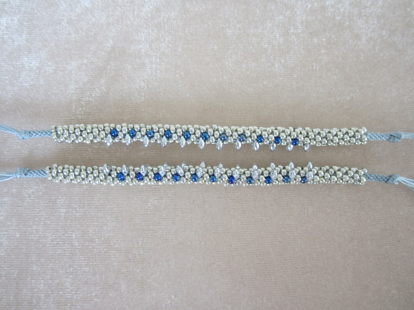 Brazalete reversible Kumihimo con cuentas de Star Beads - & Co