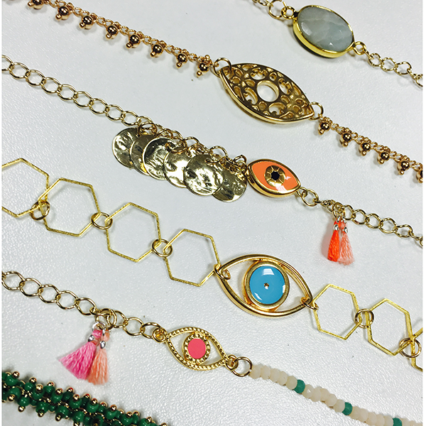 Surtido de pulseras Ojo y Druze