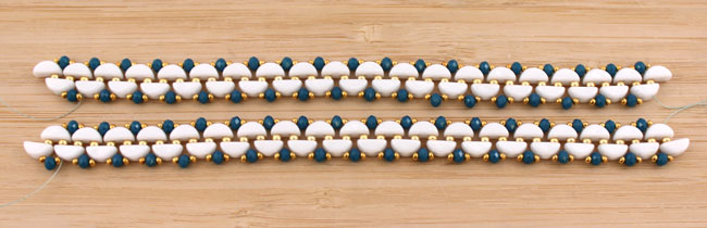 Brazalete de cuentas de cristal Star Beads y Kos de Marrakech Manchette perles en verre Star Beads et Kos style Marrakech 4