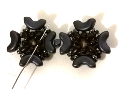 con cuentas pulsera manguito Minos, Arcos y Super Duo : Paso 20