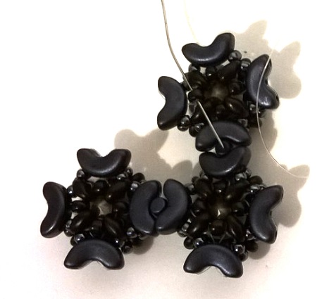 con cuentas pulsera manguito Minos, Arcos y Super Duo : Paso 27