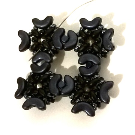 con cuentas pulsera manguito Minos, Arcos y Super Duo : Paso 28