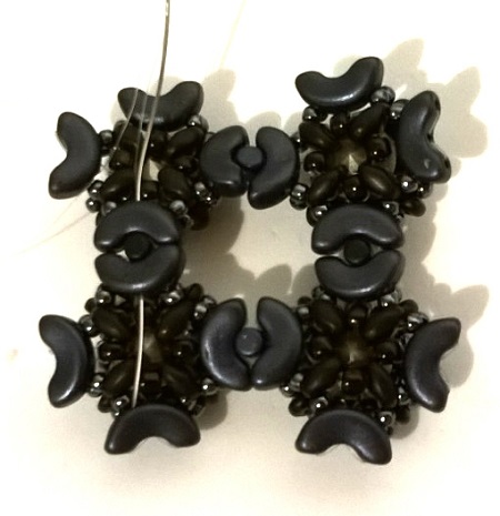 con cuentas pulsera manguito Minos, Arcos y Super Duo : Paso 29