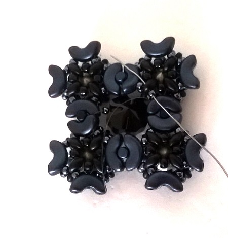 con cuentas pulsera manguito Minos, Arcos y Super Duo : Paso 32