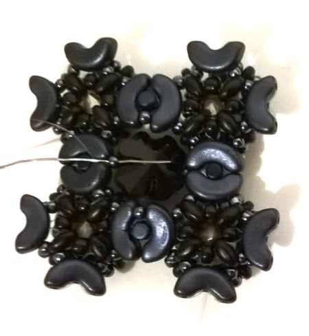 con cuentas pulsera manguito Minos, Arcos y Super Duo : Paso 37