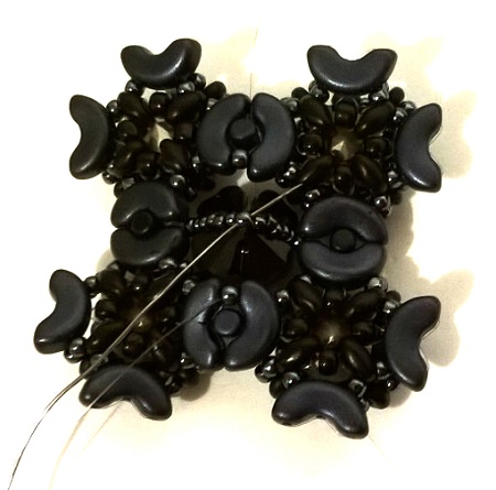 con cuentas pulsera manguito Minos, Arcos y Super Duo : Paso 41