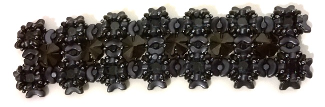 con cuentas pulsera manguito Minos, Arcos y Super Duo : Paso 46