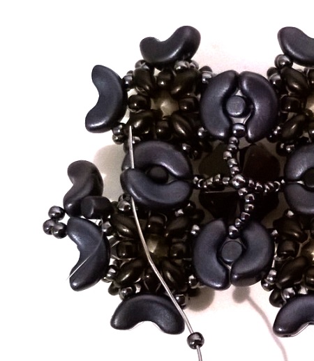 con cuentas pulsera manguito Minos, Arcos y Super Duo : Paso 49