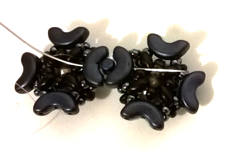 con cuentas pulsera manguito Minos, Arcos y Super Duo : Paso 21