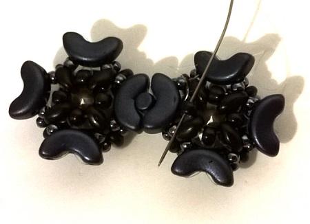 con cuentas pulsera manguito Minos, Arcos y Super Duo : Paso 22